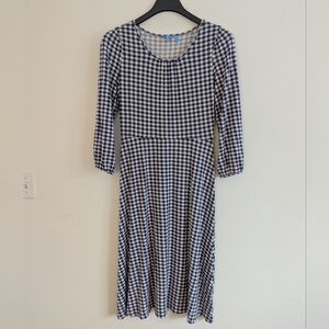 Draper James Blue Gingham Dress Size Medium